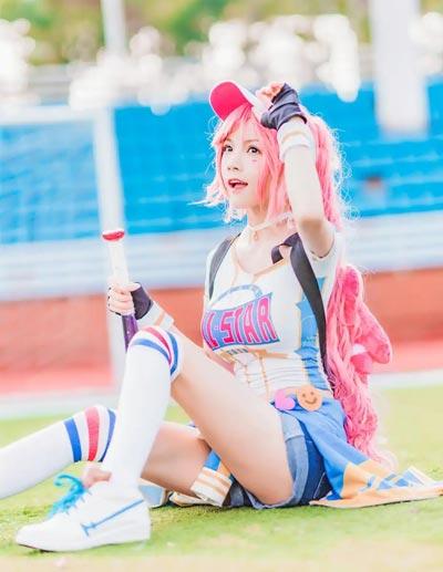 桜桃喵王者荣耀花木兰星元cosplay图片[46P]